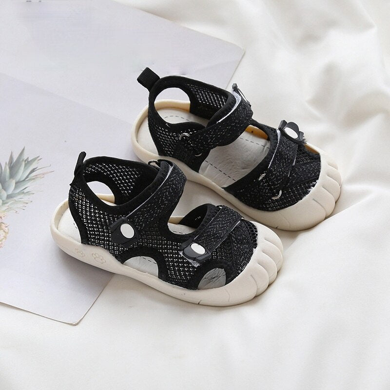 Brand Children's Cotton Sandals Comfortable boys and girls Slippers Delicate Baby Garden Shoes Beach Shoes Little Girl Shoes