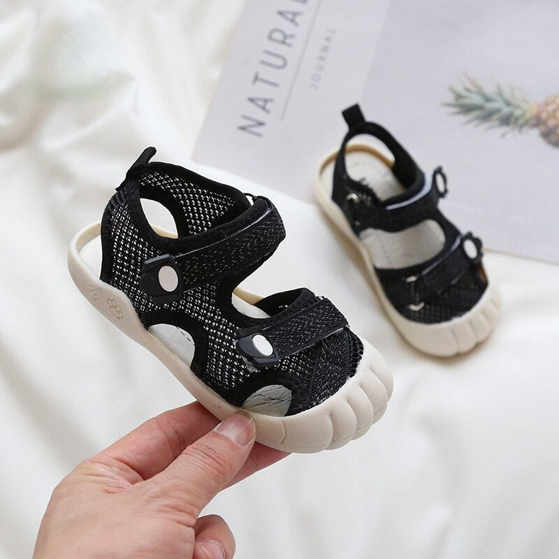 Brand Children's Cotton Sandals Comfortable boys and girls Slippers Delicate Baby Garden Shoes Beach Shoes Little Girl Shoes