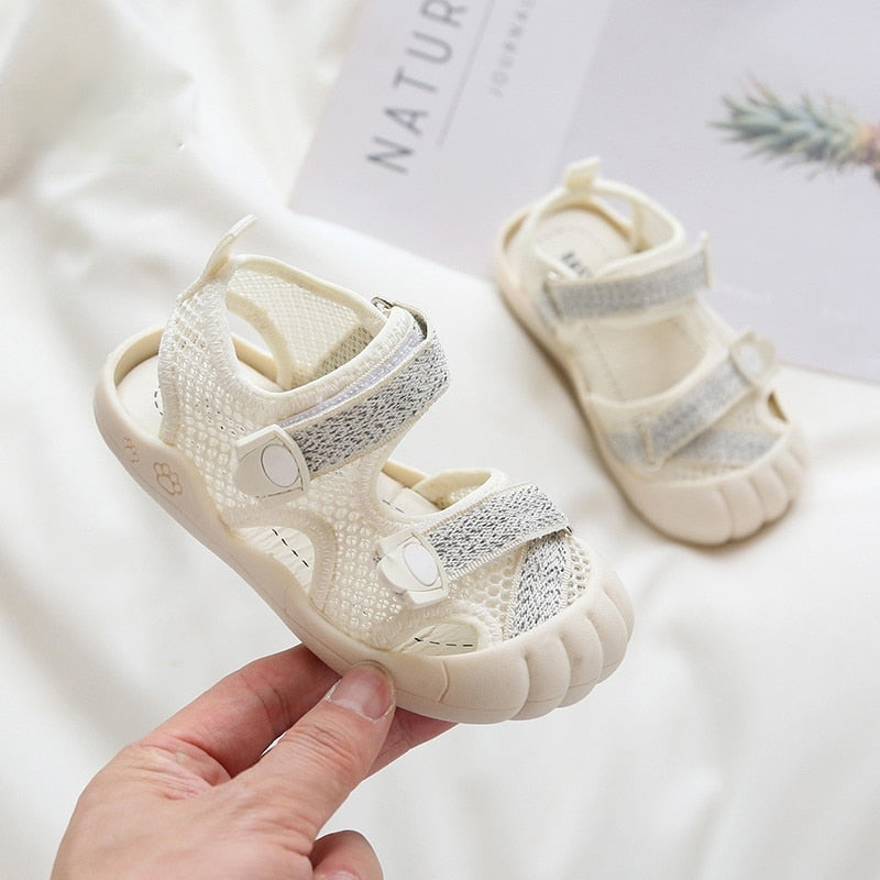 Brand Children's Cotton Sandals Comfortable boys and girls Slippers Delicate Baby Garden Shoes Beach Shoes Little Girl Shoes
