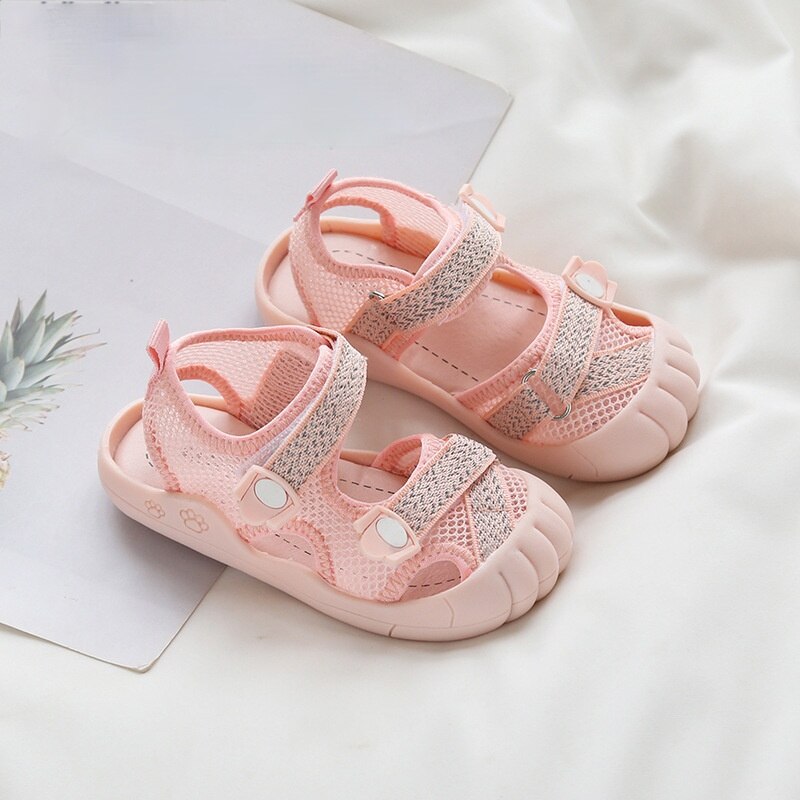 Brand Children's Cotton Sandals Comfortable boys and girls Slippers Delicate Baby Garden Shoes Beach Shoes Little Girl Shoes