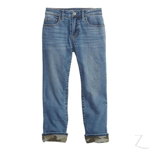 Boys' Super Strong Stretchy Straight Denim Jeans | Insulated | "Bobo"
