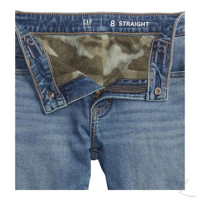 Boys' Super Strong Stretchy Straight Denim Jeans | Insulated | "Bobo"