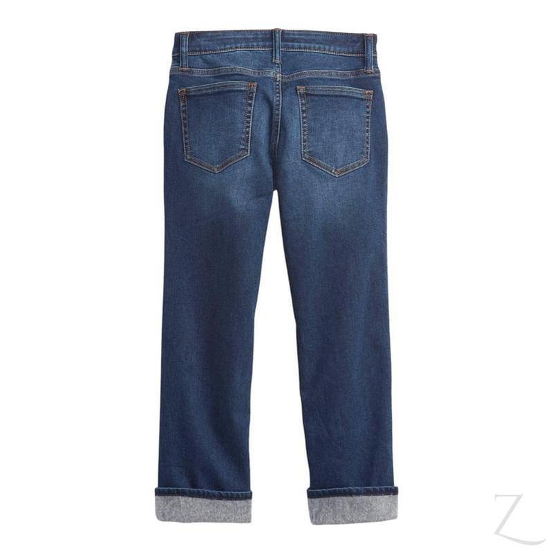 Boys' Super Strong Stretchy Straight Denim Jeans | Insulated | "Bobo"