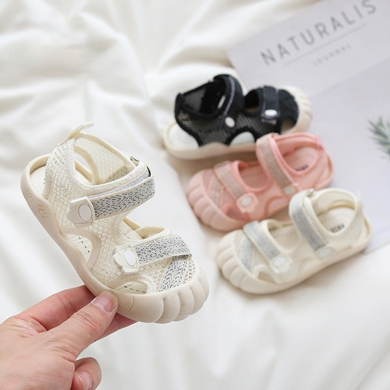 Brand Children's Cotton Sandals Comfortable boys and girls Slippers Delicate Baby Garden Shoes Beach Shoes Little Girl Shoes