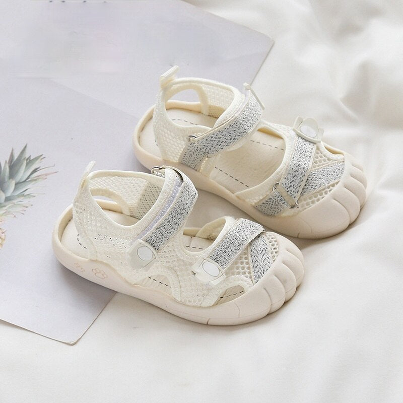 Brand Children's Cotton Sandals Comfortable boys and girls Slippers Delicate Baby Garden Shoes Beach Shoes Little Girl Shoes