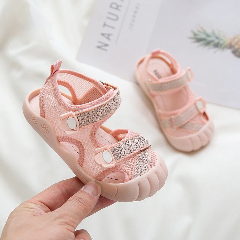 Brand Children's Cotton Sandals Comfortable boys and girls Slippers Delicate Baby Garden Shoes Beach Shoes Little Girl Shoes