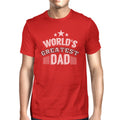 World's Greatest Dad Mens Crew Neck Cotton Shirt