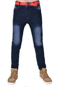 Boys Designing Denim Slim Fit Jeans (Size-32) (Color-BLUE)