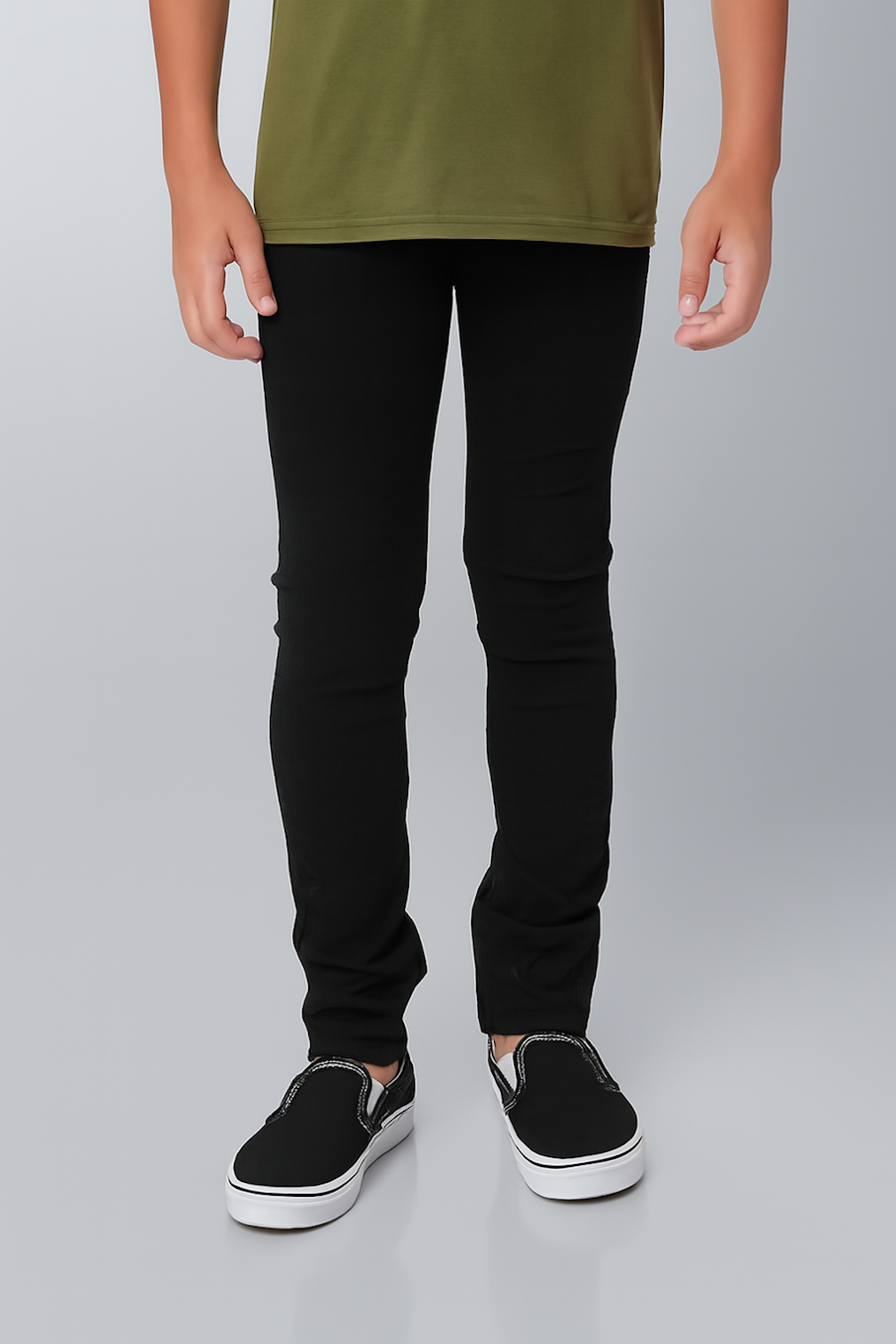 Boy's Slim Fit Denim Jeans-Black (Size-8-9 YEAR) | D94