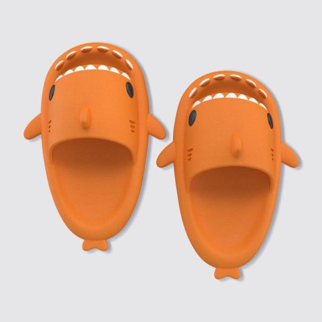 New Summer Slippers Lovely Shark Shape Slides outdoor Shoes. Kids Children Flip Flops Lightweight Open Toe Beach Pool Slides Sandals Shark Shower Slipper Toddler Non-Slip Summer Slippers Water Shoes