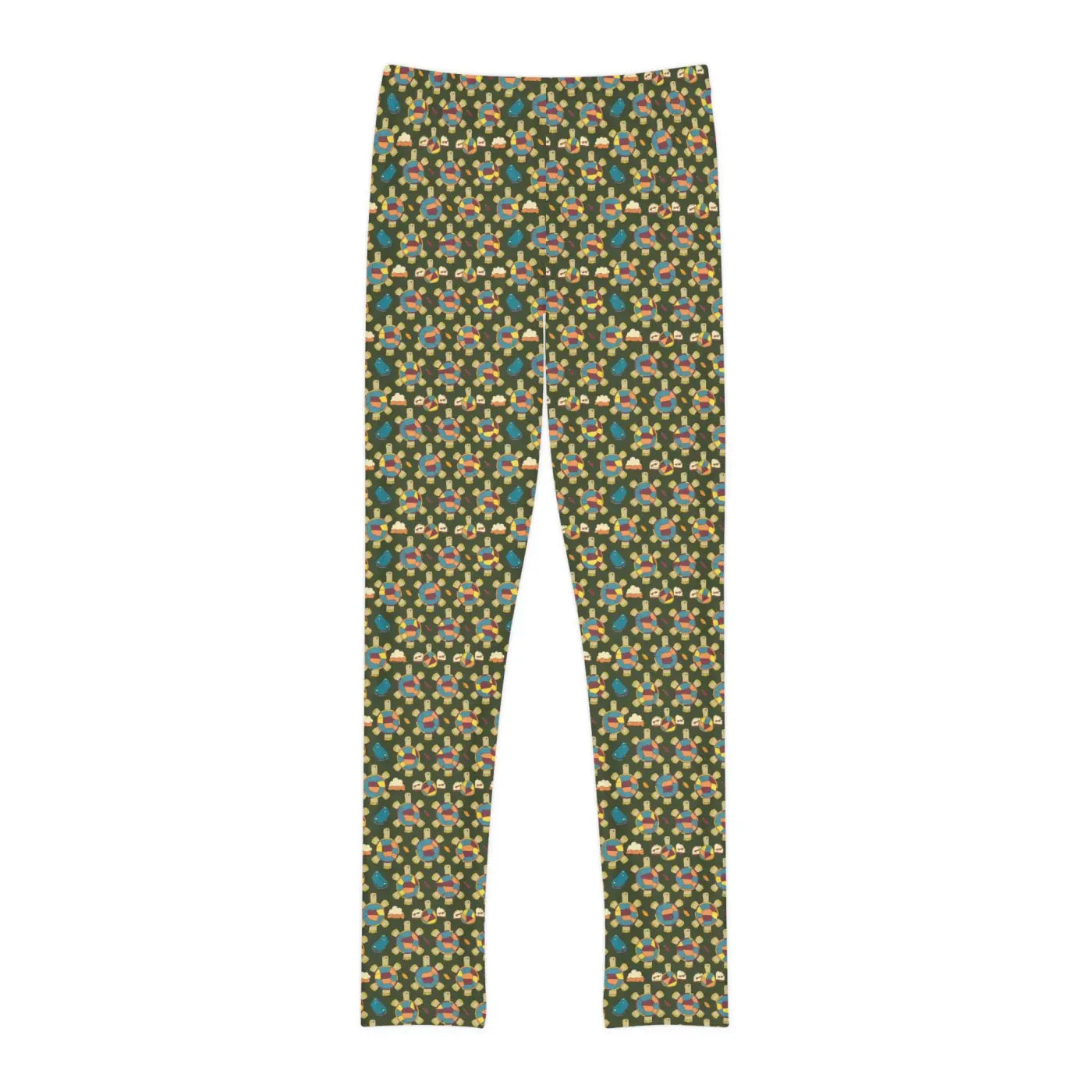 Vibrant Youth Full-Length Leggings - Seam Thread Color - DipaliZ
