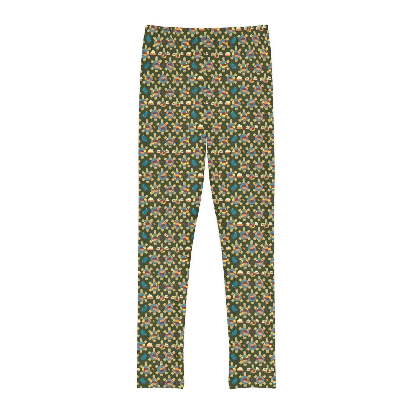 Vibrant Youth Full-Length Leggings - Seam Thread Color - DipaliZ